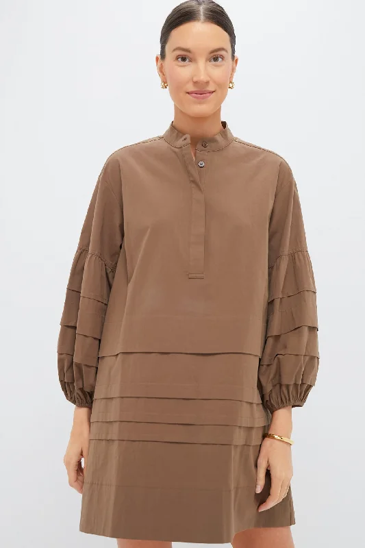 Sheath midi dresses with beaded embellishments for a formal occasion Chestnut Brown Chelsea Dress Sheath midi dresses with beaded embellishments for a formal occasion Chestnut Brown Chelsea Dress