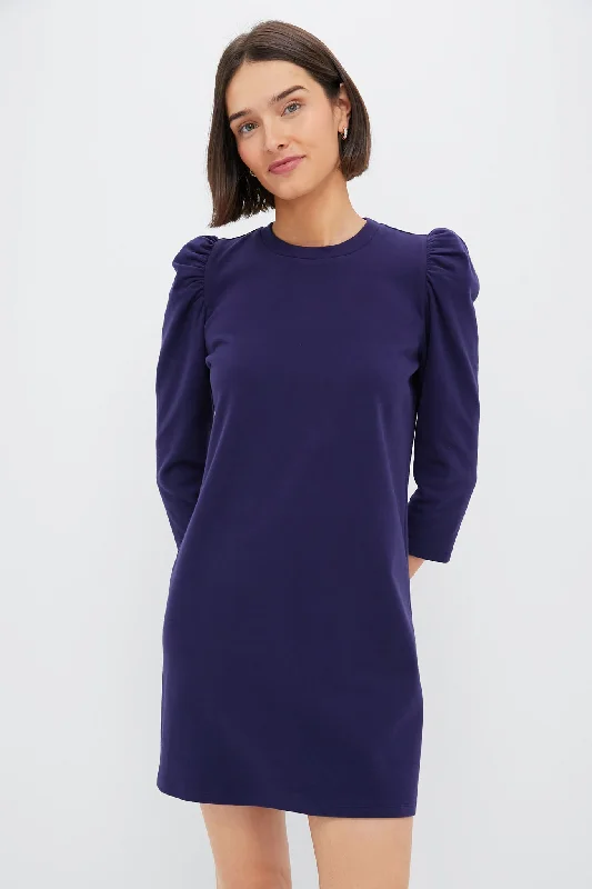 Midi dresses with lace - up fronts for a unique and adjustable style Navy Vesty Mini Dress Midi dresses with lace - up fronts for a unique and adjustable style Navy Vesty Mini Dress