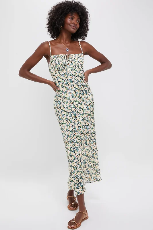 Maxi - inspired midi dresses with flowing fabrics for a beachy vibe Poppy Print Leo Dress Maxi - inspired midi dresses with flowing fabrics for a beachy vibe Poppy Print Leo Dress