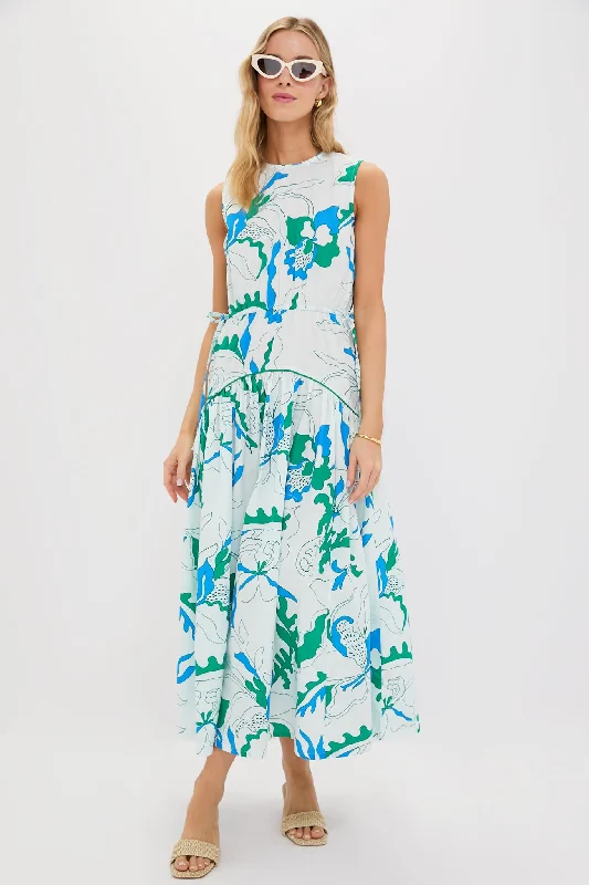 Midi dresses with pleated bodices for a classic and tailored look Orchid Green Sleeveless Piped Maxi Dress Midi dresses with pleated bodices for a classic and tailored look Orchid Green Sleeveless Piped Maxi Dress
