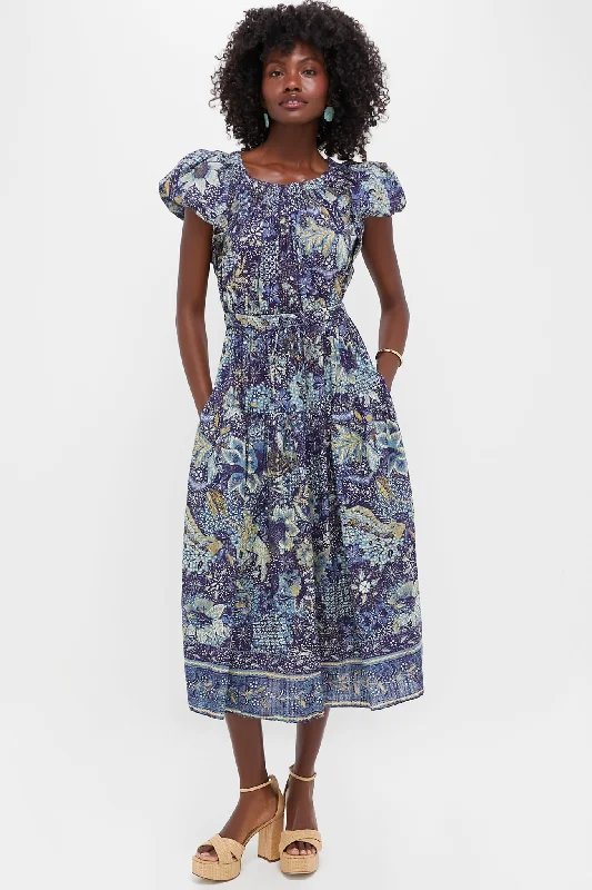 Midi dresses with tiered skirts for a bohemian festival look Portofino Abigail Dress Midi dresses with tiered skirts for a bohemian festival look Portofino Abigail Dress