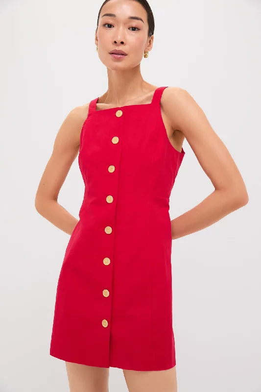 Midi dresses with metallic threads for a glamorous evening event Crimson Alexis Dress Midi dresses with metallic threads for a glamorous evening event Crimson Alexis Dress