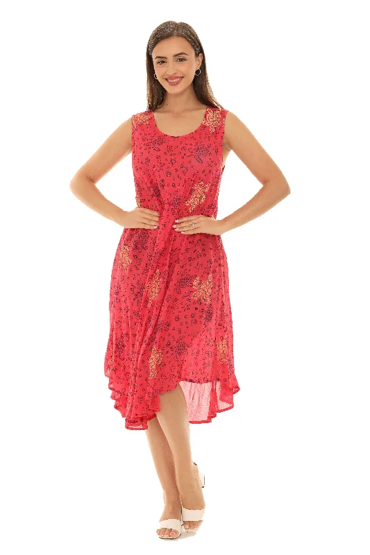 Midi dresses with polka dot prints for a playful summer outfit Tropical Turtle sea Print Midi Rayon Sundress Midi dresses with polka dot prints for a playful summer outfit Tropical Turtle sea Print Midi Rayon Sundress