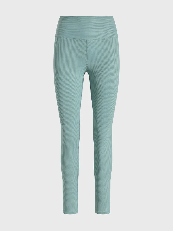 Women's Tight Trousers with Rhinestone Embellishments in Silver for a Sparkly LookBARRY'S X YEAR OF OURS MARINE RIB TIGHT