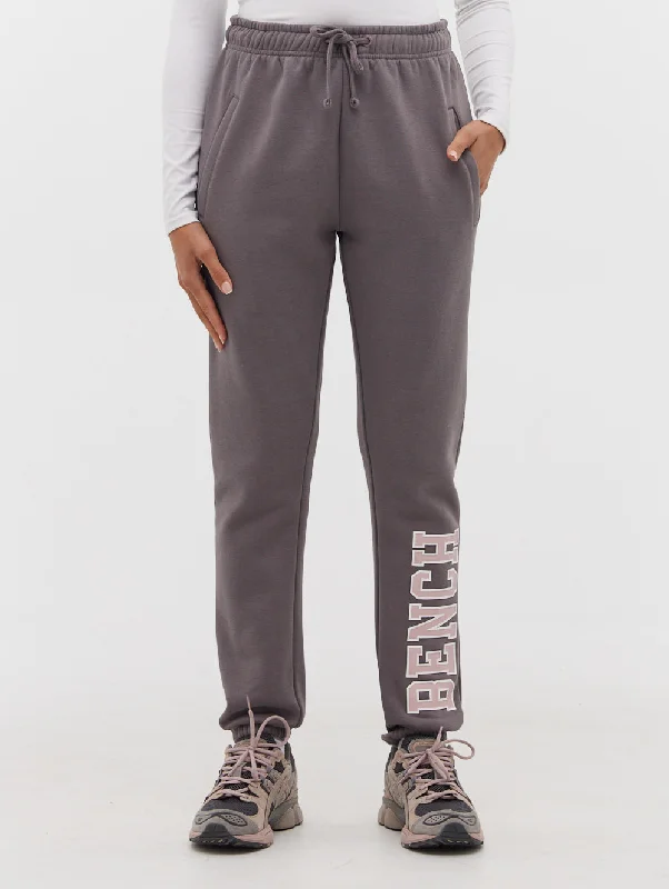 Women's Velvet Tight Trousers in Burgundy for a Luxurious and Elegant AppearanceCentaine Varsity Joggers