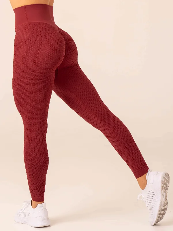 Plus Size Women's Sheer Tight Trousers in Nude for a Subtle and Stylish StatementHoneycomb Scrunch Seamless Leggings - Berry Plus Size Women's Sheer Tight Trousers in Nude for a Subtle and Stylish StatementHoneycomb Scrunch Seamless Leggings - Berry