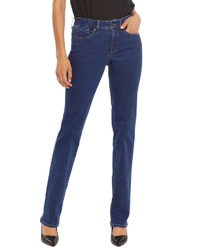 Plus Size Women's Printed Tight Trousers in Floral Patterns for a Spring - Inspired OutfitNYDJ Petite Marilyn Quinn Straight Leg Jean Plus Size Women's Printed Tight Trousers in Floral Patterns for a Spring - Inspired OutfitNYDJ Petite Marilyn Quinn Straight Leg Jean