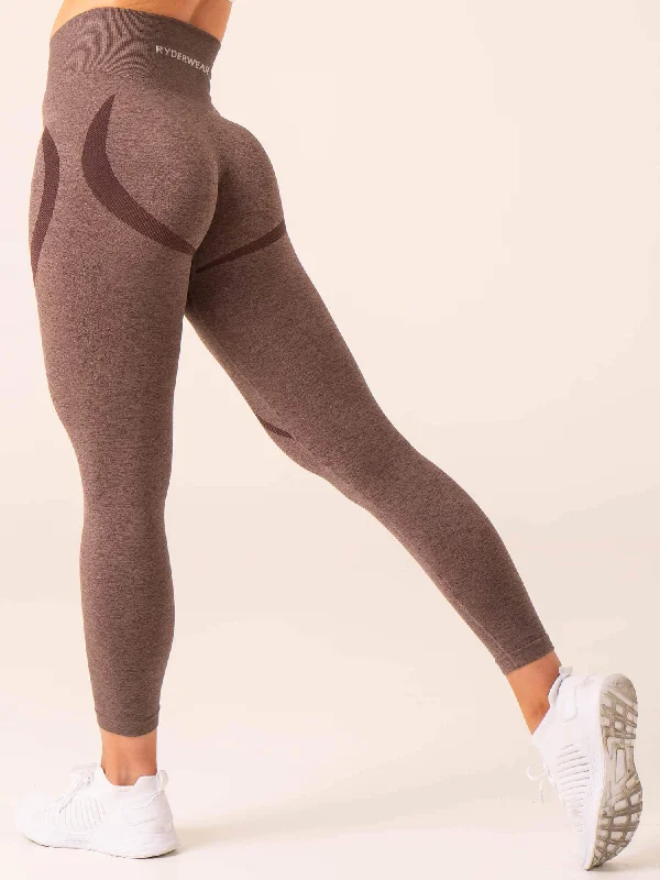 Plus Size Women's Embroidered Tight Trousers in White for a Feminine and Elegant StyleSculpt Seamless Leggings - Chocolate Marl Plus Size Women's Embroidered Tight Trousers in White for a Feminine and Elegant StyleSculpt Seamless Leggings - Chocolate Marl