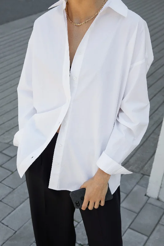 machine washable women cardigan for easy careBUTTON UP POPLIN SHIRT