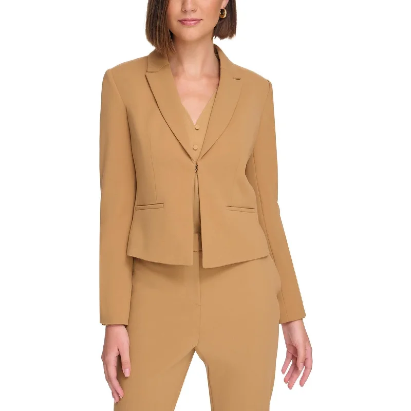 Plus Size Women's Military - Inspired Blazers with Gold Accents for a Bold LookCalvin Klein Womens Petites Collar Crepe Open-Front Blazer Plus Size Women's Military - Inspired Blazers with Gold Accents for a Bold LookCalvin Klein Womens Petites Collar Crepe Open-Front Blazer