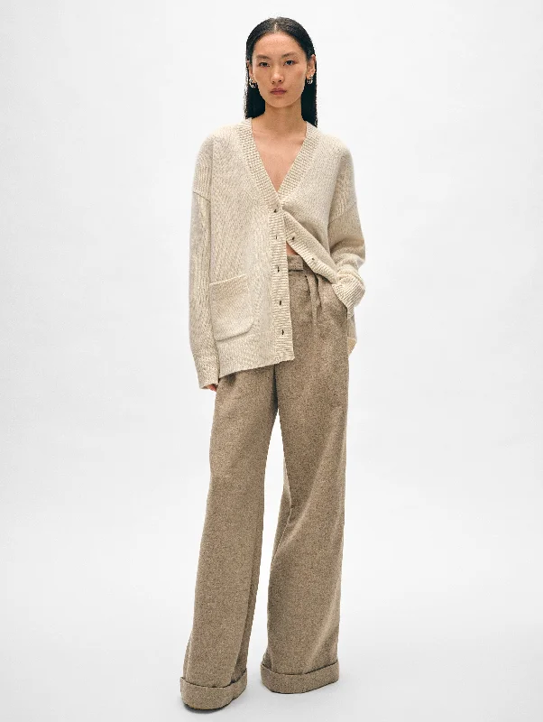 button down women cardigan with vintage buttonsCashmere Luxe Pocket Cardigan