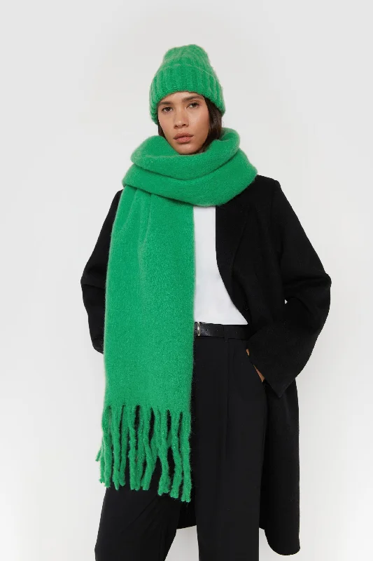 organic cotton women cardigan for an eco - friendly choiceCHUNKY SCARF