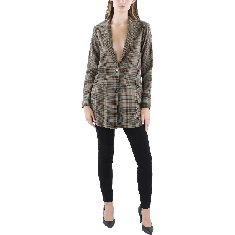 Plus Size Women's Ruffled Blazers in Pink for a Girly and Fashionable LookCity Studios Womens Juniors Plaid Midi Two-Button Blazer Plus Size Women's Ruffled Blazers in Pink for a Girly and Fashionable LookCity Studios Womens Juniors Plaid Midi Two-Button Blazer