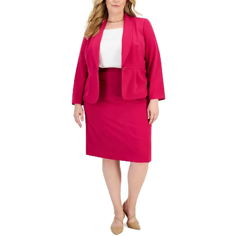 Single - Breasted Women's Corduroy Blazers in Mustard Yellow for an Autumn VibeLe Suit Womens Plus Shawl Collar Business One-Button Blazer Single - Breasted Women's Corduroy Blazers in Mustard Yellow for an Autumn VibeLe Suit Womens Plus Shawl Collar Business One-Button Blazer