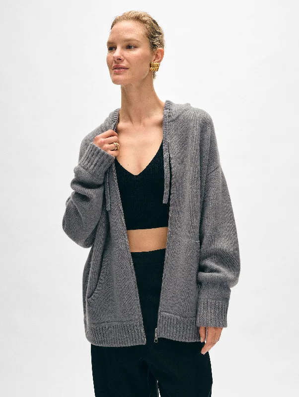 cable knit women cardigan with intricate patternsMerino Cashmere Luxe Boyfriend Hoodie cable knit women cardigan with intricate patternsMerino Cashmere Luxe Boyfriend Hoodie