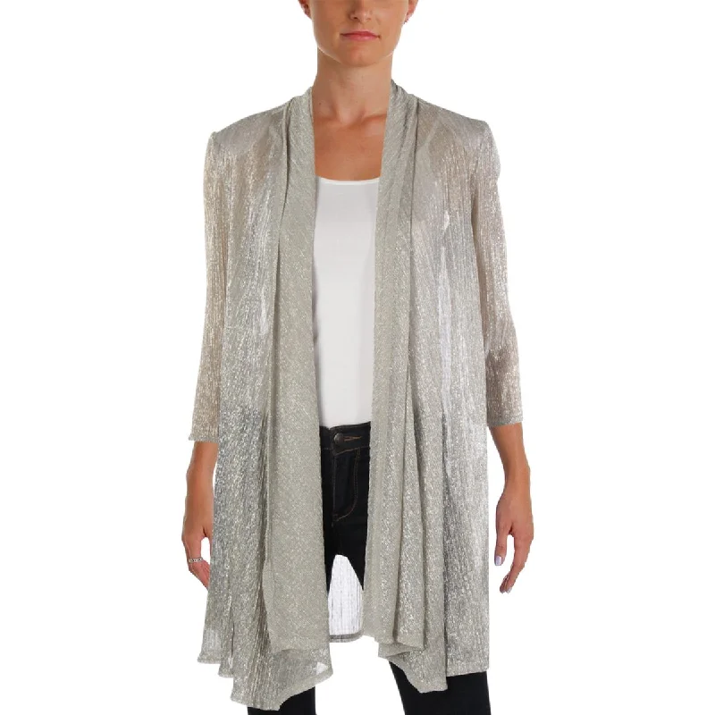Plus Size Women's Embroidered Blazers in Floral Patterns for a Feminine TouchR&M Richards Womens Crinkled Metallic Topper Jacket Plus Size Women's Embroidered Blazers in Floral Patterns for a Feminine TouchR&M Richards Womens Crinkled Metallic Topper Jacket