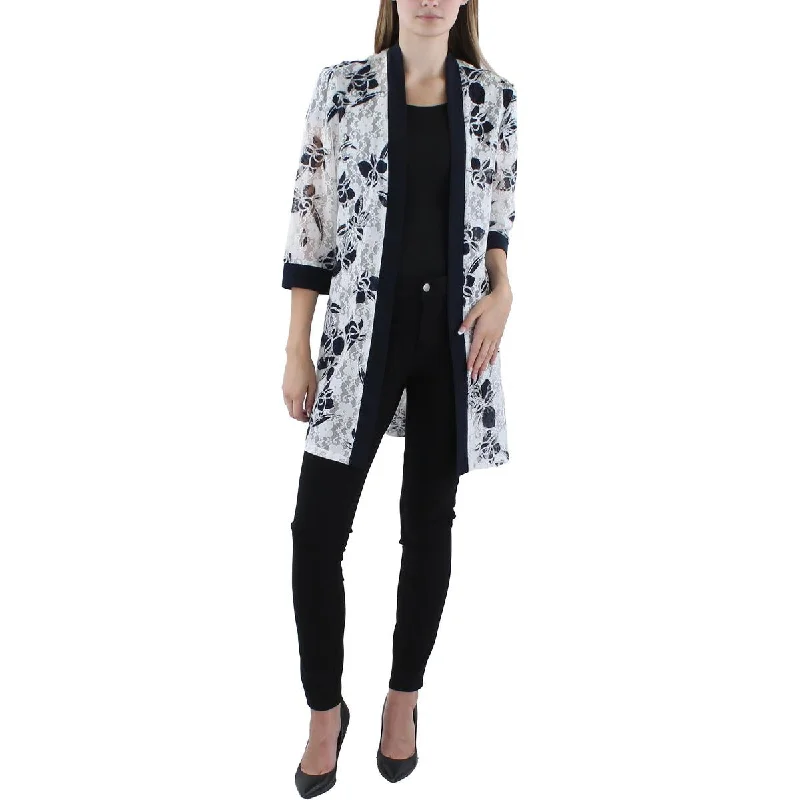 Double - Breasted Women's Leather Blazers in Taupe for an Edgy LookR&M Richards Womens Floral Cardigan Open-Front Blazer Double - Breasted Women's Leather Blazers in Taupe for an Edgy LookR&M Richards Womens Floral Cardigan Open-Front Blazer