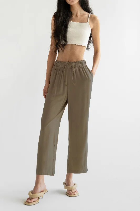 cashmere blend women cardigan for a luxurious feelRAYON TWILL PANT