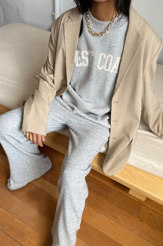 machine washable women cardigan for easy careSTRAIGHT LEG SWEATPANT
