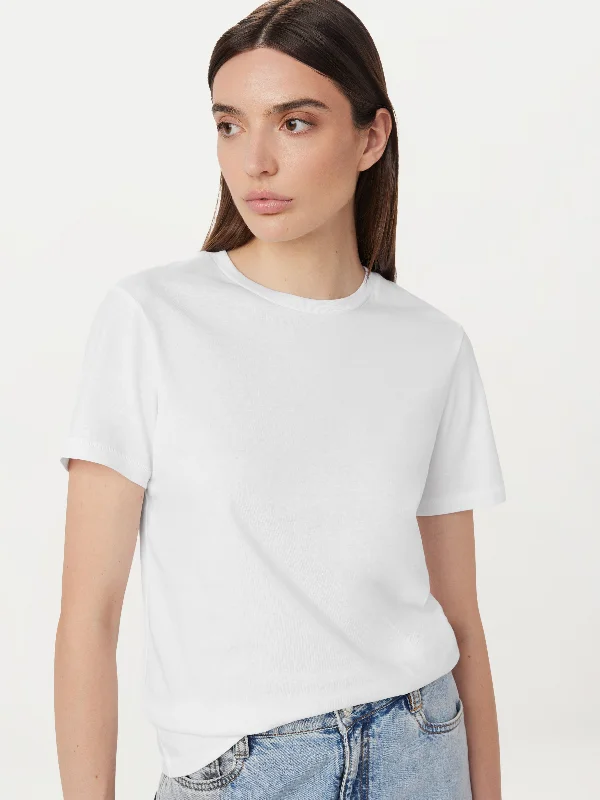 Organic Cotton Women T Shirt for Eco - Conscious WearersThe Essential T-Shirt in Bright White Organic Cotton Women T Shirt for Eco - Conscious WearersThe Essential T-Shirt in Bright White