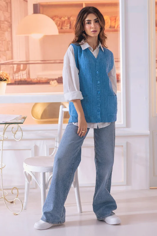 maternity women cardigan for expecting momsSKY-BLUE-SANDO V-NECK CARDIGAN SWEATER (24X-156-66) maternity women cardigan for expecting momsSKY-BLUE-SANDO V-NECK CARDIGAN SWEATER (24X-156-66)