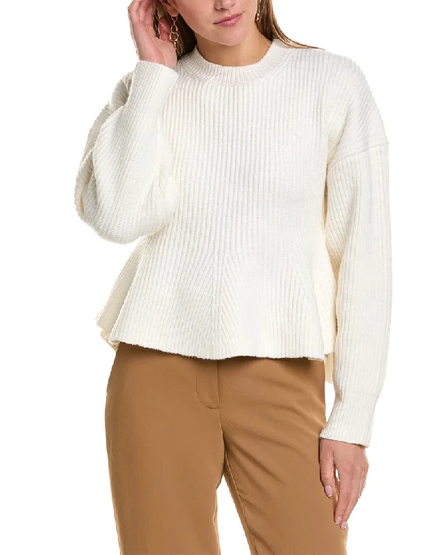Plus Size Women's Pocket - Detail Sweater in Olive Green for a Practical and Fashionable PieceA.L.C. Eliza Wool-Blend Sweater Plus Size Women's Pocket - Detail Sweater in Olive Green for a Practical and Fashionable PieceA.L.C. Eliza Wool-Blend Sweater