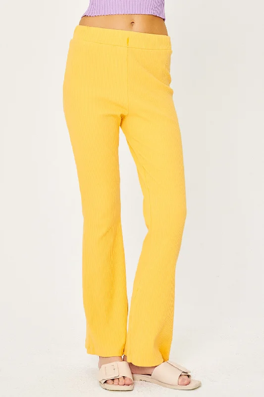 Plus Size Women's Button - Down Sweater in Mustard Yellow for a Pop of ColorAva Ribbed Bootcut Pants Plus Size Women's Button - Down Sweater in Mustard Yellow for a Pop of ColorAva Ribbed Bootcut Pants