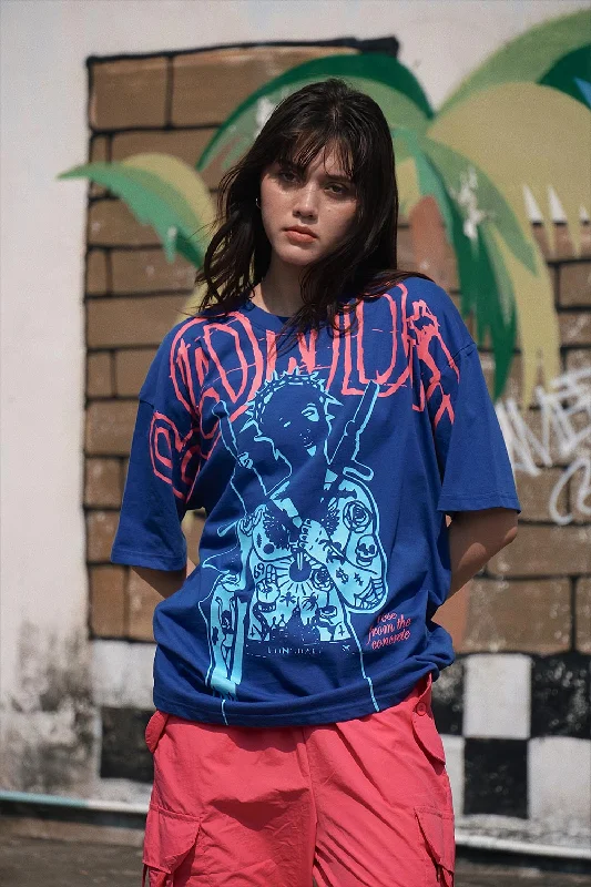 Graphic Print Women T Shirt for a Trendy StatementBandit Oversized T-shirt