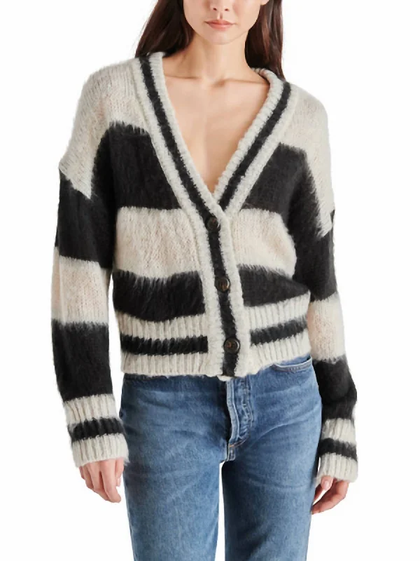Plus Size Women's Zip - Up Fleece - Lined Sweater in Black for Extra Warmth in Cold WeatherBecca Cardigan Sleeve In Black And Grey Plus Size Women's Zip - Up Fleece - Lined Sweater in Black for Extra Warmth in Cold WeatherBecca Cardigan Sleeve In Black And Grey