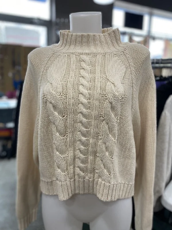 Women's Longline Boyfriend - Style Sweater in Gray for a Relaxed and Casual OutfitBillabong x The Salty Blonde crop sweater L Women's Longline Boyfriend - Style Sweater in Gray for a Relaxed and Casual OutfitBillabong x The Salty Blonde crop sweater L