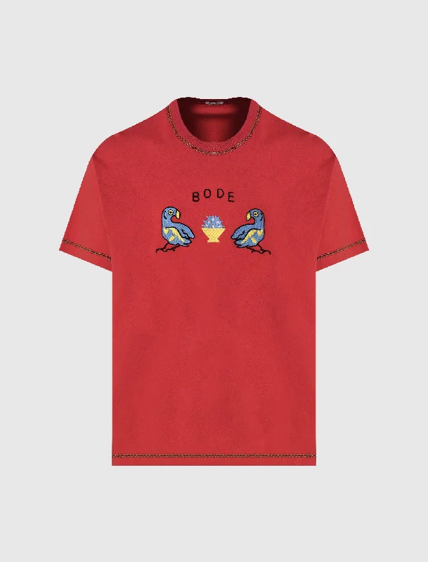 Plus Size Women T Shirt for a Comfortable and Flattering FitTWIN PARAKEET TEE