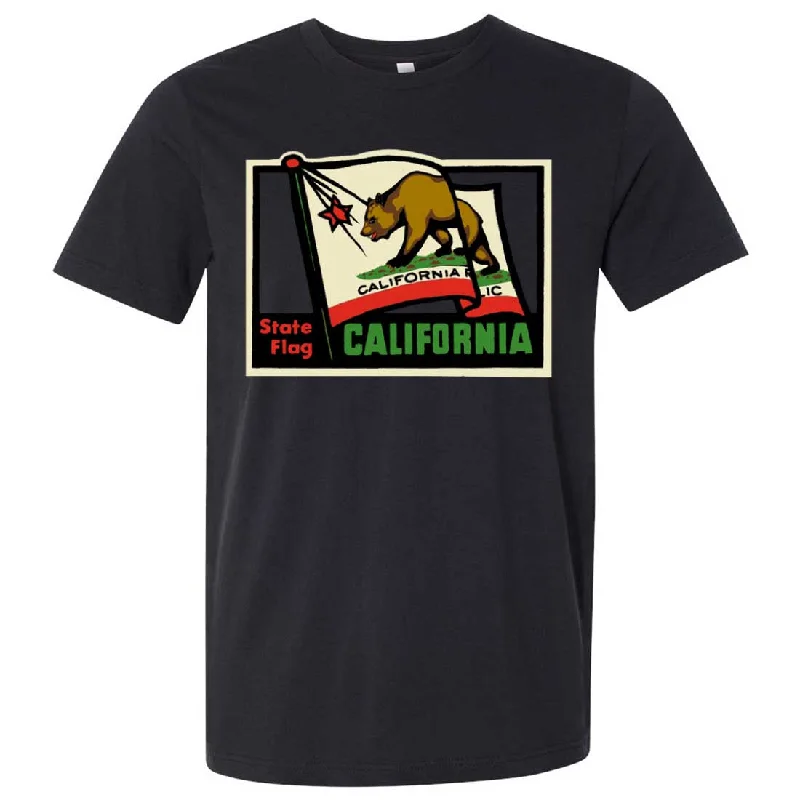 Sequined Women T Shirt for a Sparkly Night OutCalifornia Vintage State Flag Asst Colors Mens Lightweight Fitted T-Shirt/tee Sequined Women T Shirt for a Sparkly Night OutCalifornia Vintage State Flag Asst Colors Mens Lightweight Fitted T-Shirt/tee