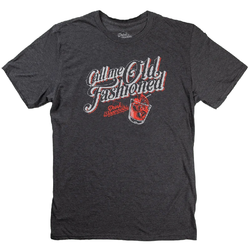 Striped Women T Shirt in a Classic Pattern"Call Me Old Fashioned" T-Shirt