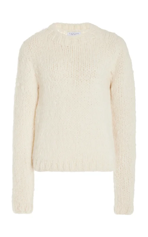 Women's Ribbed Bodycon Sweater in Red for a Sexy and Figure - Hugging LookDalton Knit Sweater in Ivory Welfat Cashmere Women's Ribbed Bodycon Sweater in Red for a Sexy and Figure - Hugging LookDalton Knit Sweater in Ivory Welfat Cashmere