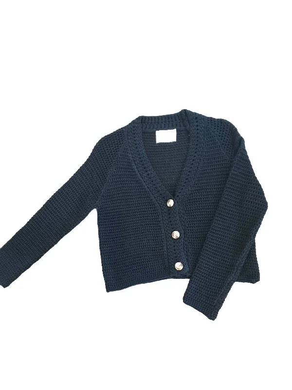 open front women cardigan for easy stylingDanni Cardigan In Black