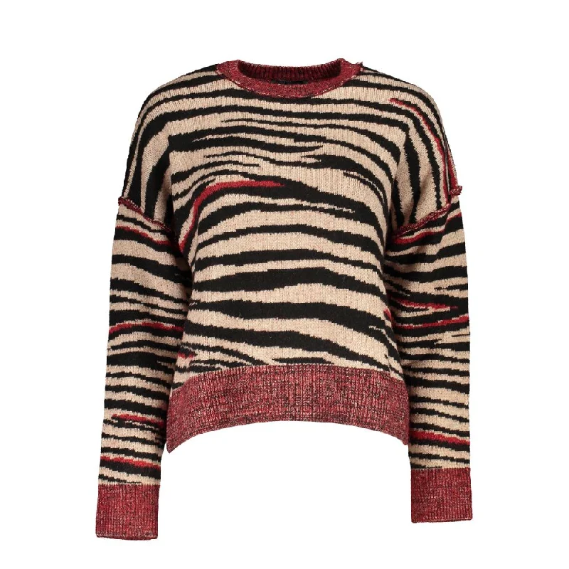 Women's Off - Shoulder Chunky Knit Sweater Dresses in Earth TonesDesigual Eclectic Chic Turtleneck Women's Sweater
