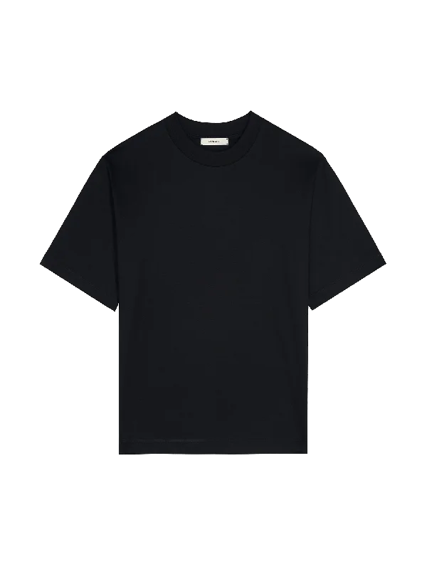 Embroidered Women T Shirt with Intricate DetailsWomens DNA Oversized T-Shirt—black