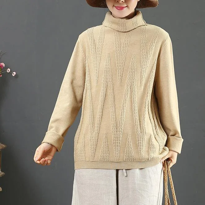 Plus Size Women's Off - Shoulder Ruffled Hem Sweater in Pink for a Feminine and Flirty LookFashion khaki clothes wild fall fashion high neck sweaters Plus Size Women's Off - Shoulder Ruffled Hem Sweater in Pink for a Feminine and Flirty LookFashion khaki clothes wild fall fashion high neck sweaters