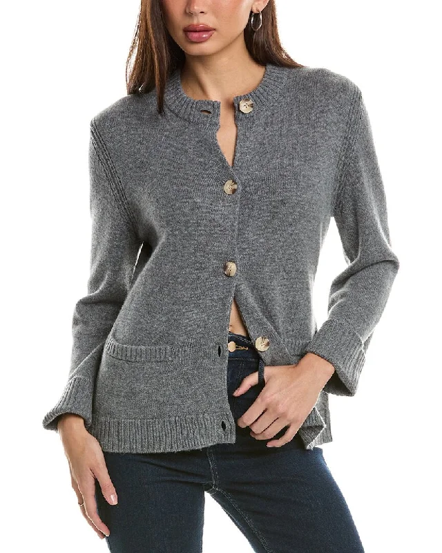 floral print women cardigan for a feminine touchHannah Rose Wool & Cashmere-Blend Cardigan floral print women cardigan for a feminine touchHannah Rose Wool & Cashmere-Blend Cardigan