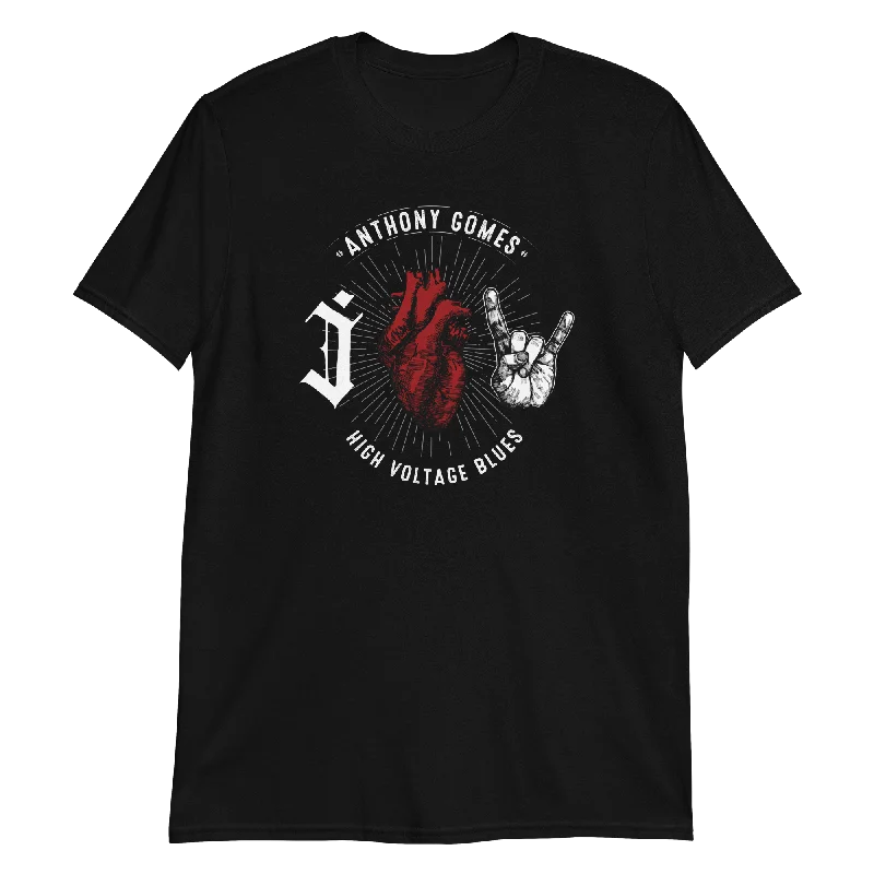 Pocketed Women T Shirt for Added FunctionalityI Love HVB Unisex T-Shirt (S - 5XL)