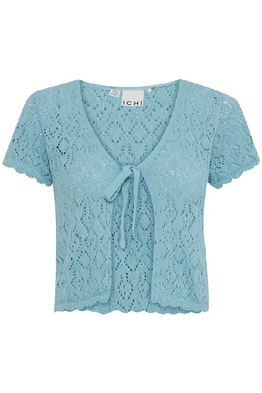 open front women cardigan for easy stylingIchi Dotties Cardigan