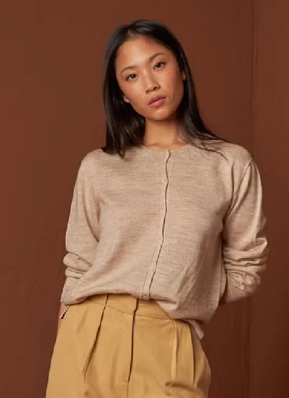 open front women cardigan for easy stylingIndi & Cold Lightweight Merino Cardigan