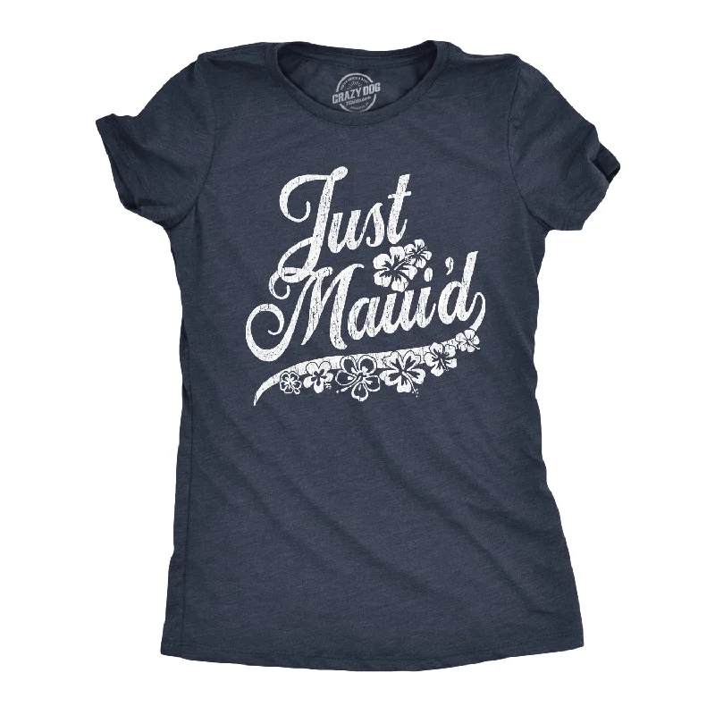 Crew Neck Women T Shirt with a Timeless DesignJust Maui'd Women's T Shirt