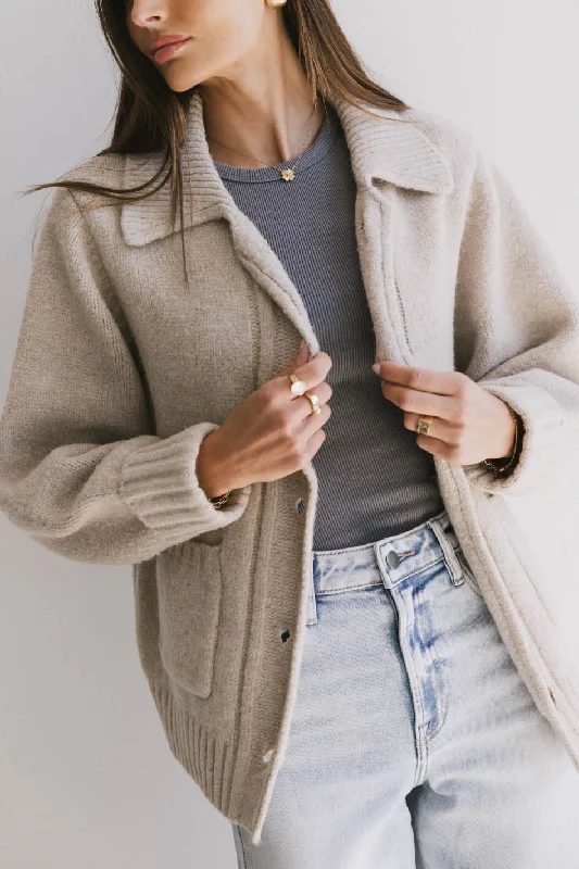 color block women cardigan with bold huesKinsley Knit Cardigan