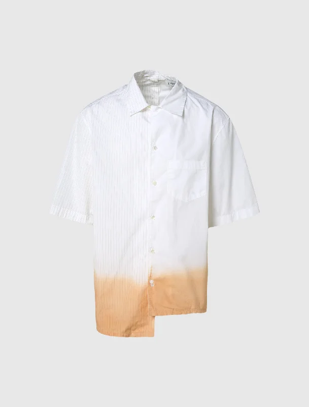 Puff Sleeve Women T Shirt for a Fashion - Forward LookDIP DYE CHEMISE SHIRT