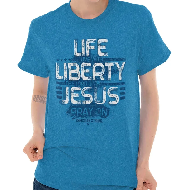 Sleeveless Women T Shirt for Summer ComfortLive Liberty T Shirt