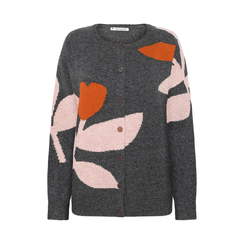 color block women cardigan with bold huesMansted Feride Cardigan