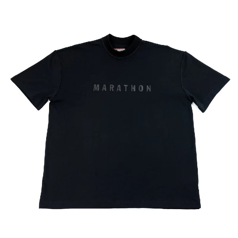 Sleeveless Women T Shirt for Summer ComfortMarathon Hero T-Shirt (Ultra Oversized) - Black/Black Sleeveless Women T Shirt for Summer ComfortMarathon Hero T-Shirt (Ultra Oversized) - Black/Black