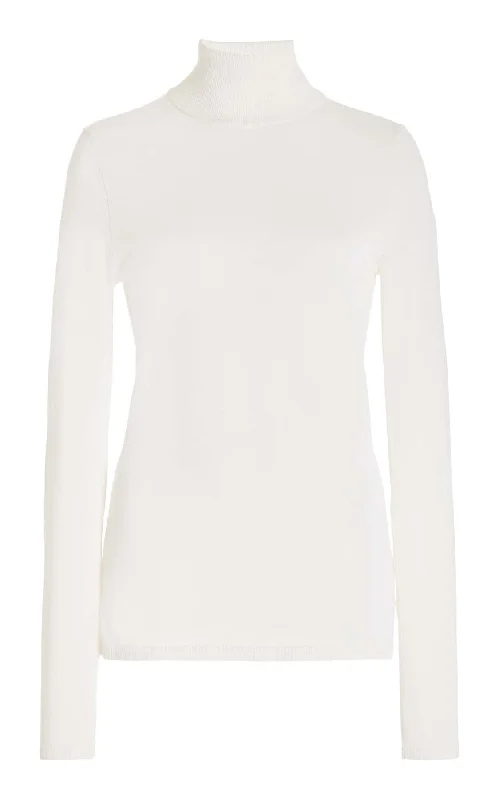 Women's Longline Boyfriend - Style Sweater in Gray for a Relaxed and Casual OutfitMay Knit Turtleneck in Ivory Merino Wool Cashmere Women's Longline Boyfriend - Style Sweater in Gray for a Relaxed and Casual OutfitMay Knit Turtleneck in Ivory Merino Wool Cashmere