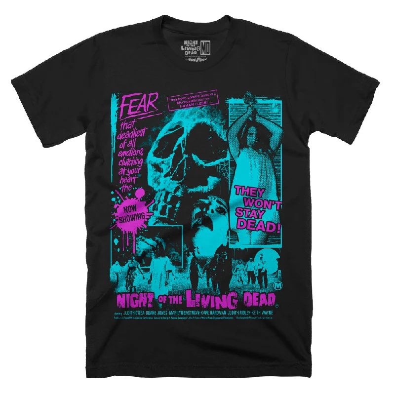 Crop Top Women T Shirt to Pair with High - Waisted BottomsNight Of The Living Dead Clutching At Your Heart T-Shirt